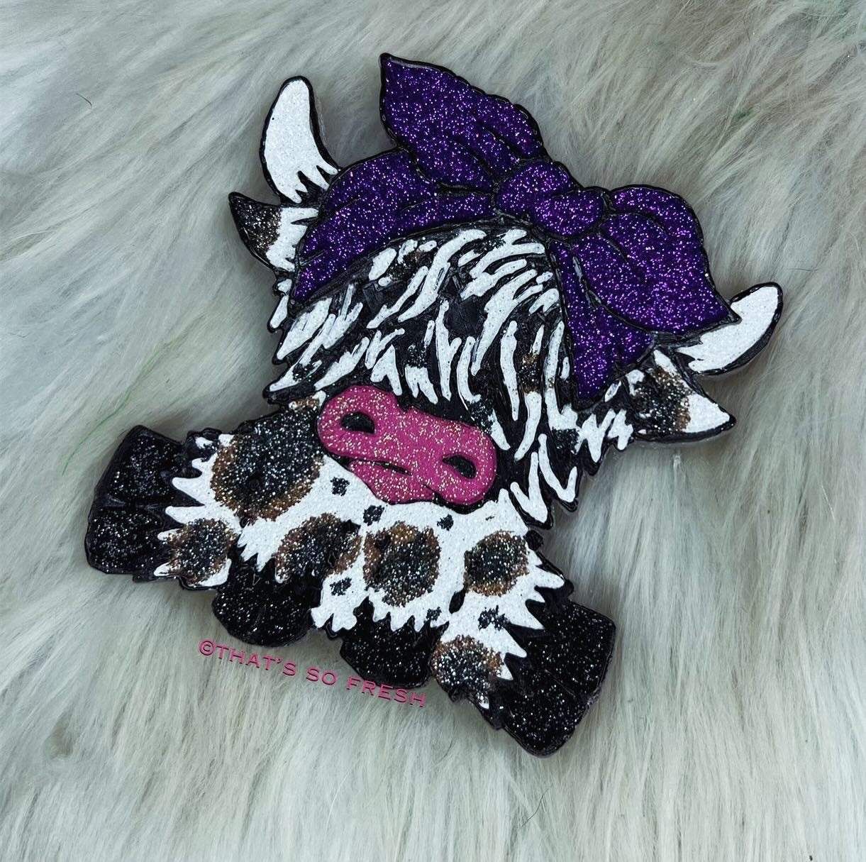 Cow With Bow Freshie